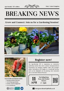 11 Apr: Gardening for Wellbeing